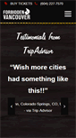 Mobile Screenshot of forbiddenvancouver.ca